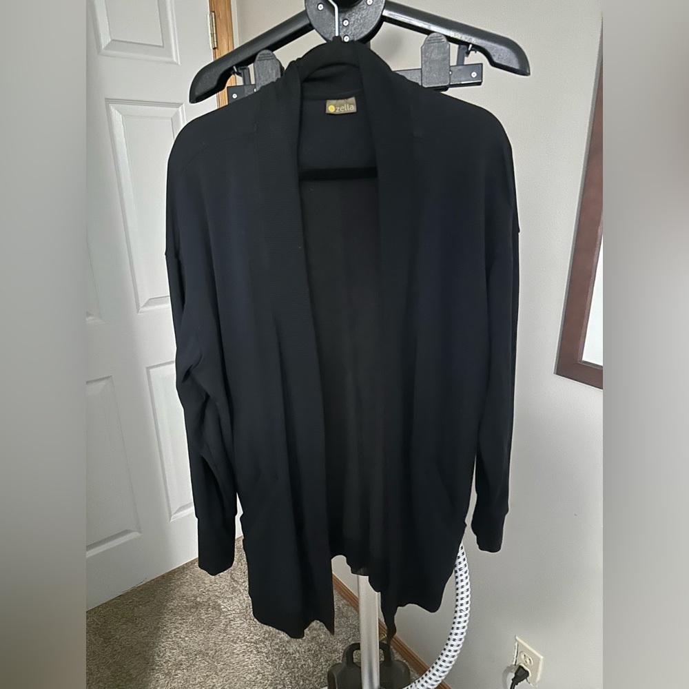 Zella Classic Black Cardigan